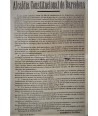 ALCALDIA CONSTITUCIONAL BARCELONA 1875. CARRUAJES