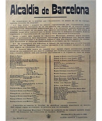 MAYOR OF BARCELONA 1916. AUTOMOBILES AND CARRIAGES.
