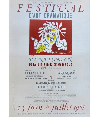 FESTIVAL D'ART DRAMATIQUE. PERPIGNAN 1951