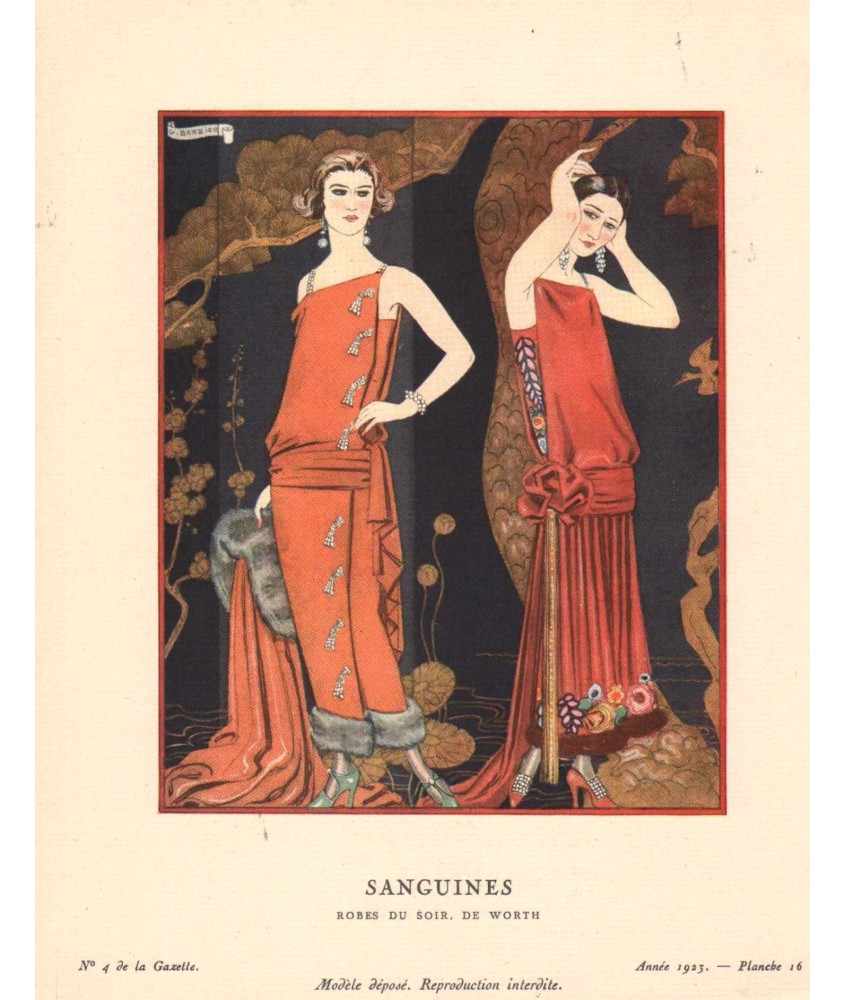 SANGUINES. GAZETTE DU BON TON