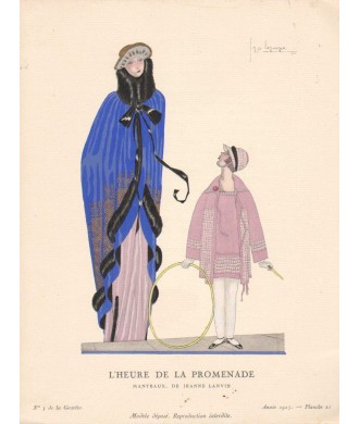 L'HEURE DE LA PROMENADE. GAZETTE DU BON TON