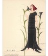 UNE ROBE DU SOIR, DE MADELEINE VIONNET. THAYAHT. LA GAZETTE DU BON TON