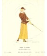 POUR LE GOLF. COSTUME DE DE MADELEINE VIONNET. THAYAHT. LA GAZETTE DU BON TON