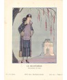 LE BELVEDERE. ROBE MANTEAU DE WORTH. GEORGES BARBIER. GAZETTE DU BON TON