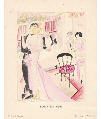 BOITE DE NUIT.  ROGER CHASTEL. GAZETTE DU BON TON