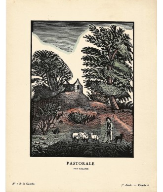 PASTORALE. GALANIS. GAZETTE DU BON TON.