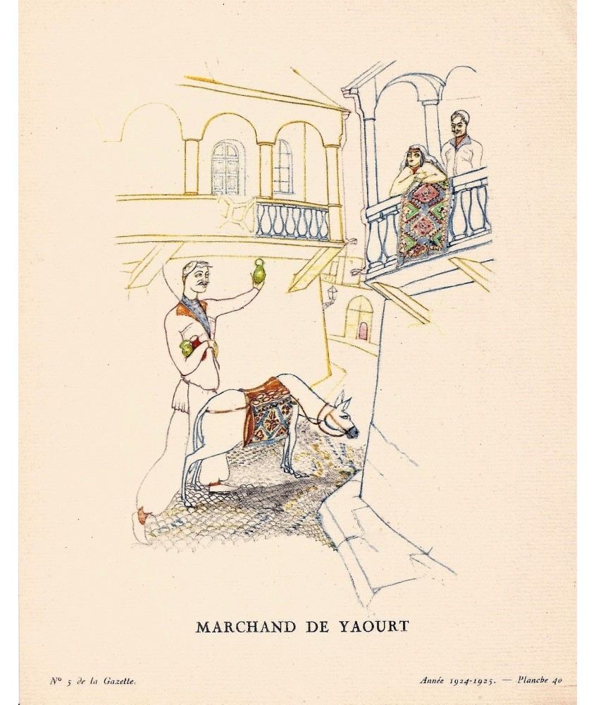 MARCHAND DE YAOURT. LADO GOUDIACHVILI. GAZETTE DU BON TON