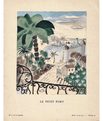 LE PETIT PORT. JACQUES DAMACHY. GAZETTE DU BON TON