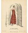 LA PORTE FERMEE. M. RUEG. ROBE DU SOIR DE MADELEINE VIONNET. GAZETTE DU BON TON