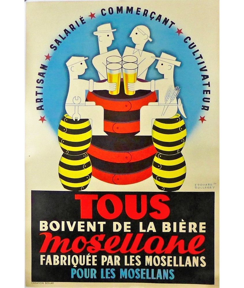 TOUS BOIVENT DE LA BIERE MOSELLANE