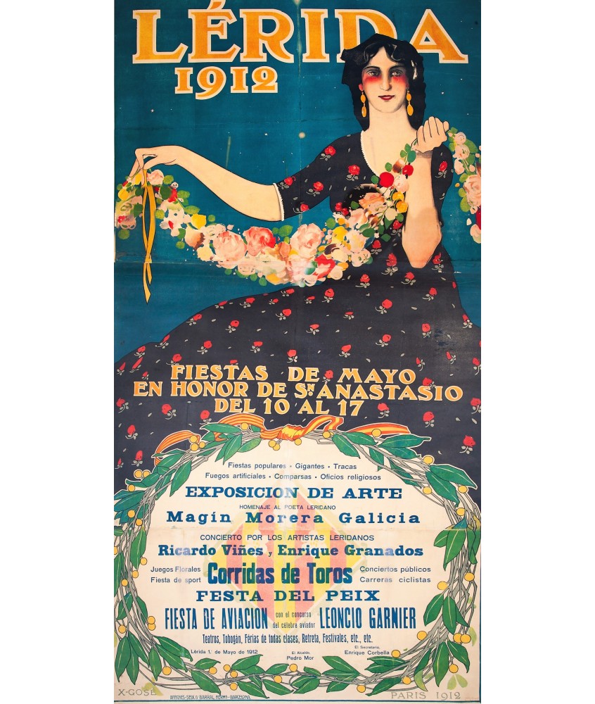 LERIDA 1912. FIESTAS DE MAYO EN HONOR DE SAN ANASTASIO