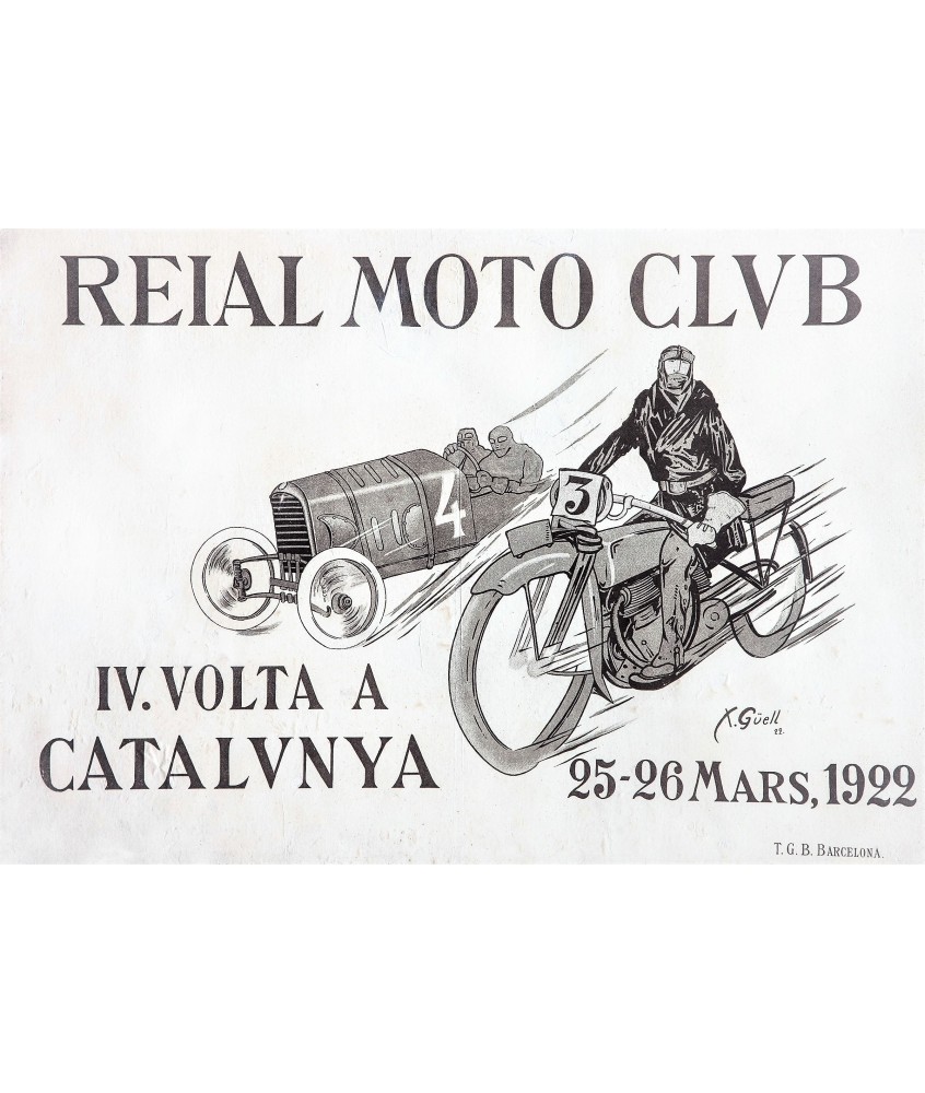 REIAL MOTO CLUB. IV VOLTA A CATALUNYA