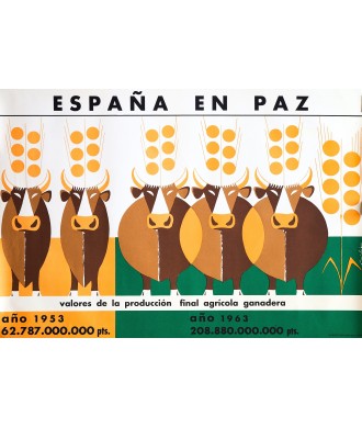 ESPAÑA EN PAZ PRODUCCIÓN AGRÍCOLA GANADERA