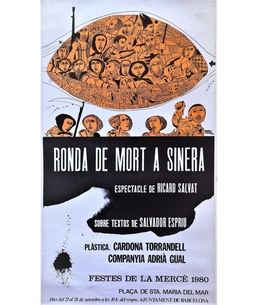 RONDA DE MORT A SINERA DE SALVADOR ESPRIU. COMPANYA ADRIA GUAL