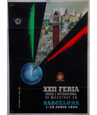 XXII FERIA DE MUESTRAS . BARCELONA 1954