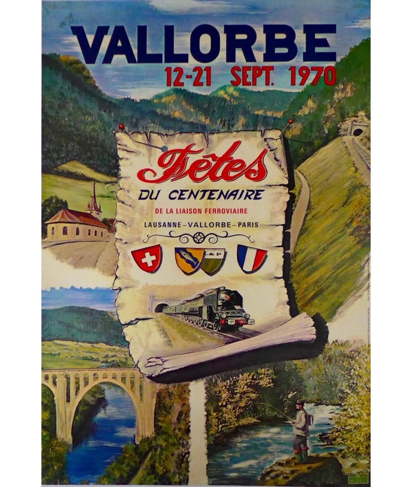 SUISSE FÊTES DU CENTENAIRE VALLORBE