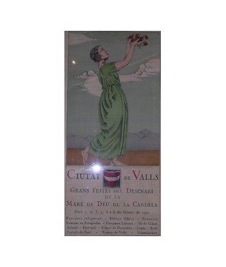 CIUTAT DE VALLS GRANS FESTES  DESENARI 1921