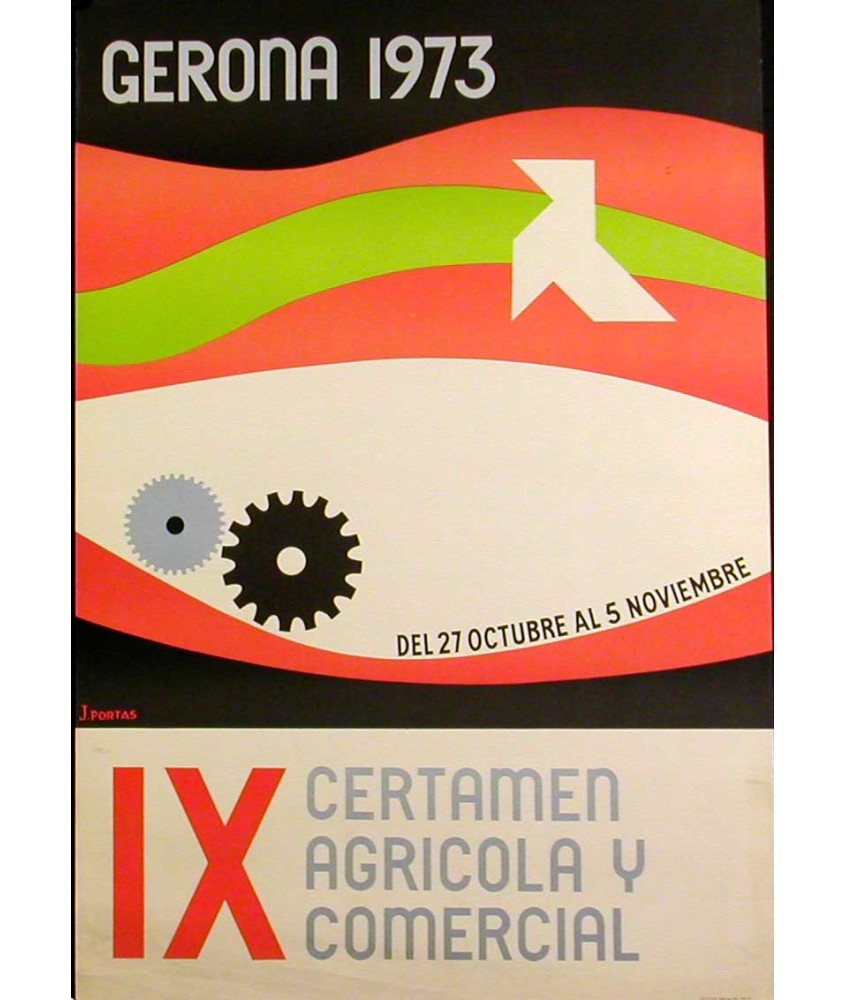 GERONA 1973 IX CERTAMEN AGRICOLA Y COMERCIAL