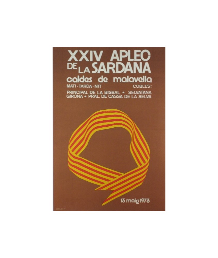 XXIV APLEC DE LA SARDANA. Caldes de Malavella. 1973