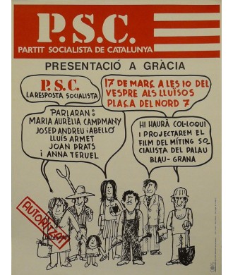 P.S.C. PRESENTACIÓ A GRÀCIA. CESC
