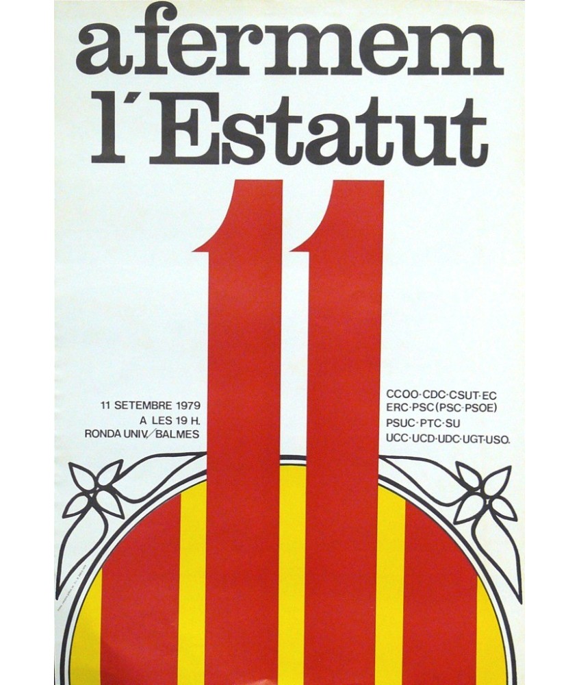 AFERMEM L'ESTATUT. 11 SETEMBRE 1979