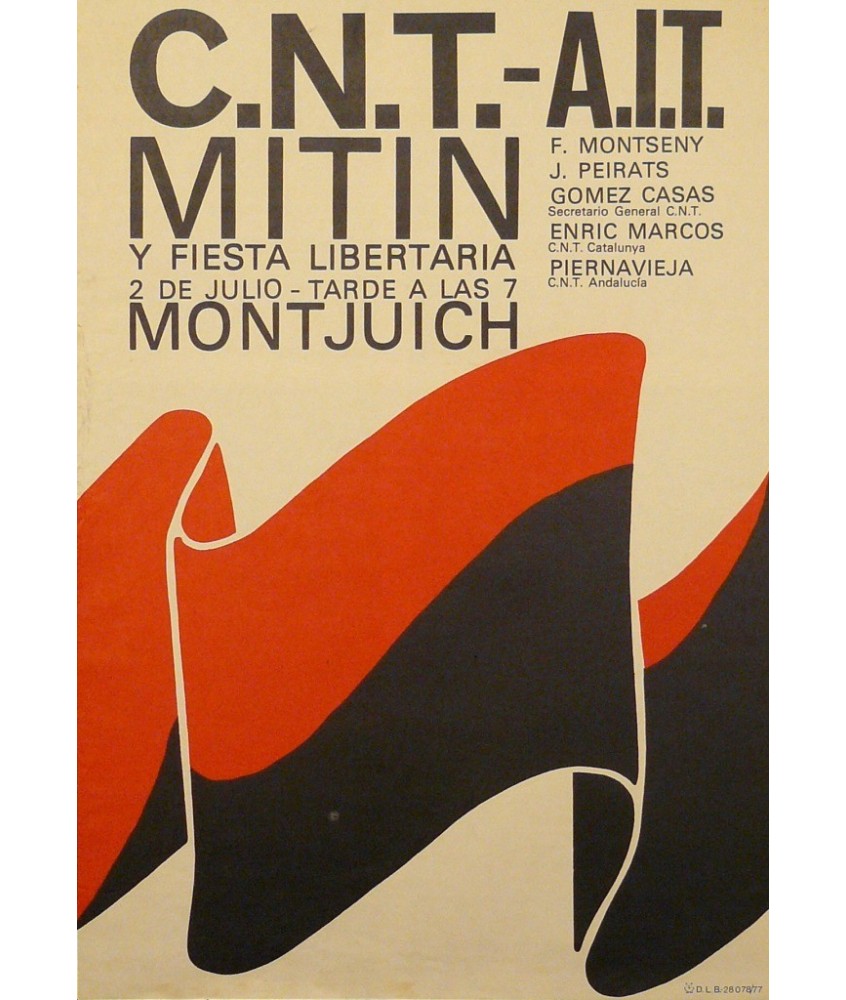 C.N.T. - A. I .T.  MITIN MONTJUIC