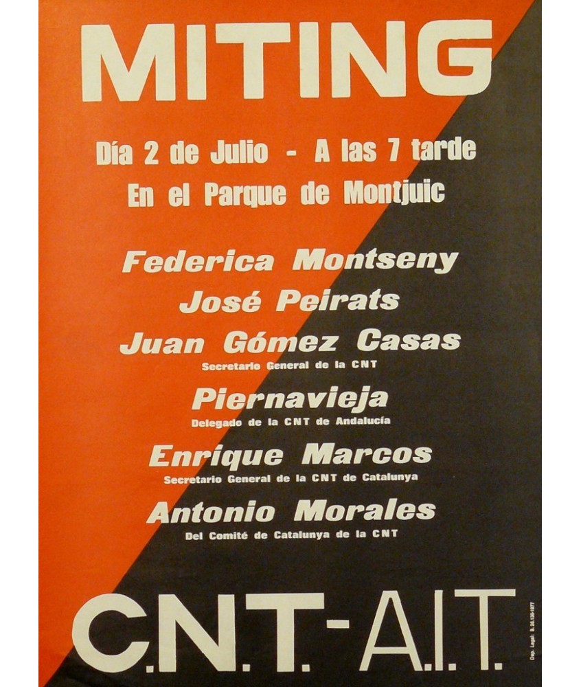 MITING CNT - AIT EN MONTJUIC