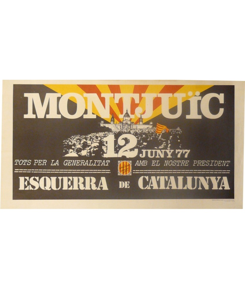 MONTJUIC, 12 DE JUNY 77