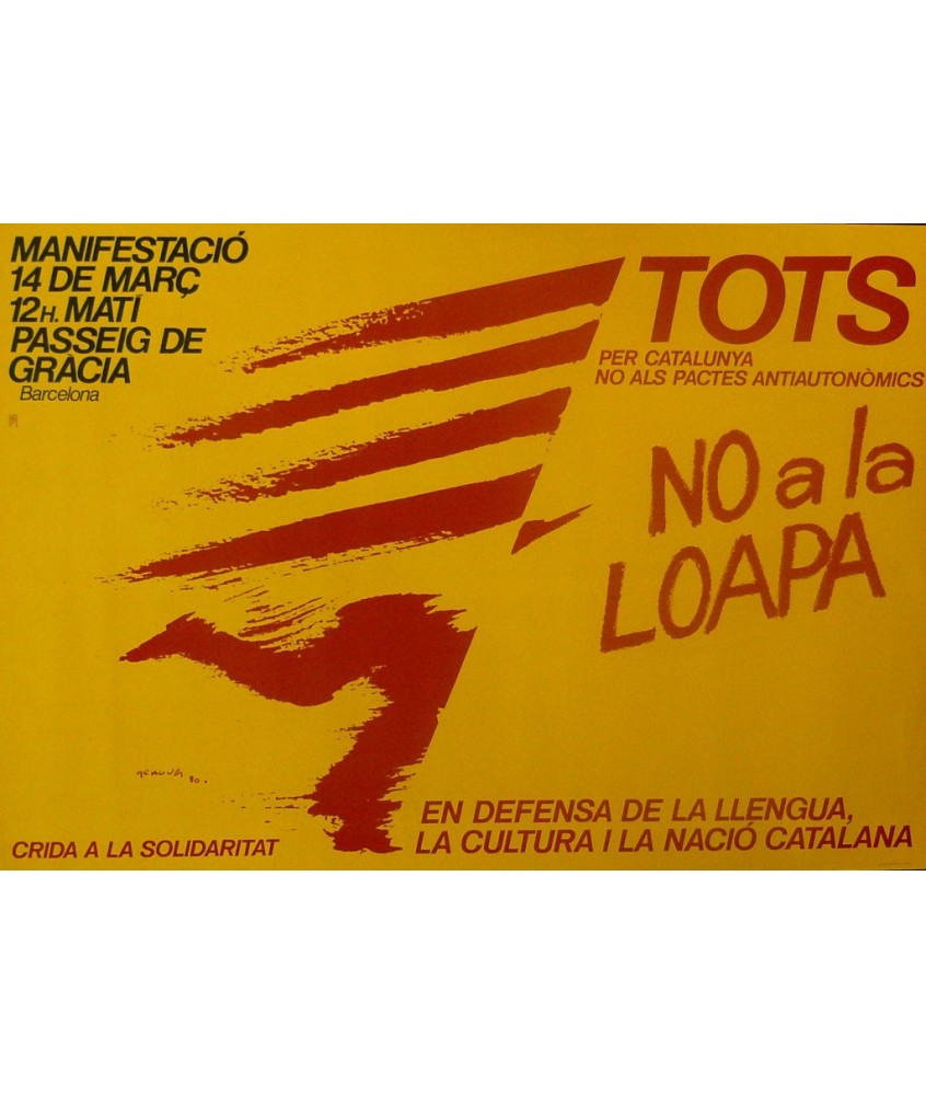 NO A LA LOAPA. CRIDA A LA SOLIDARITAT