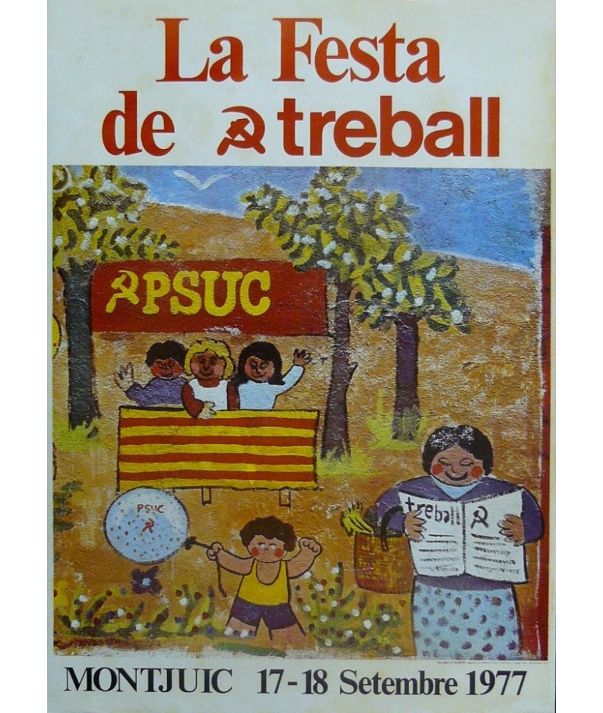 PSUC..LA FESTA TREBALL 1977