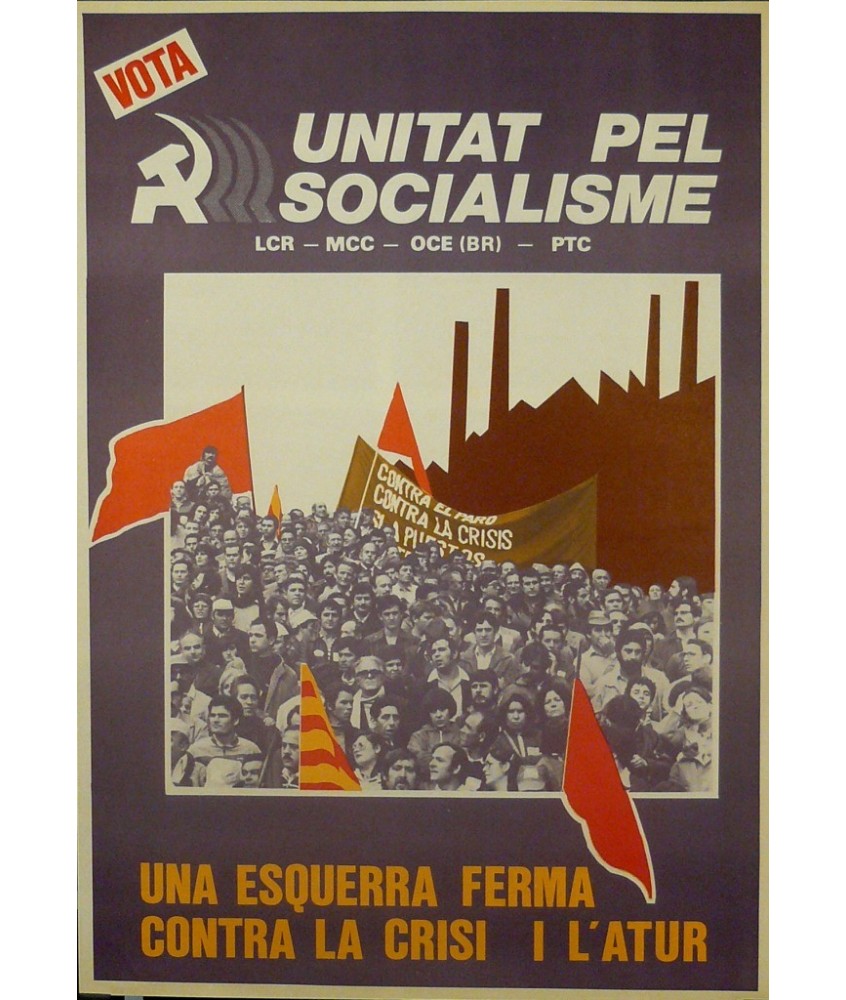 UNA ESQUERRA FERMA CONTRA LA CRISIS.UNITAT PEL SOCIALISME