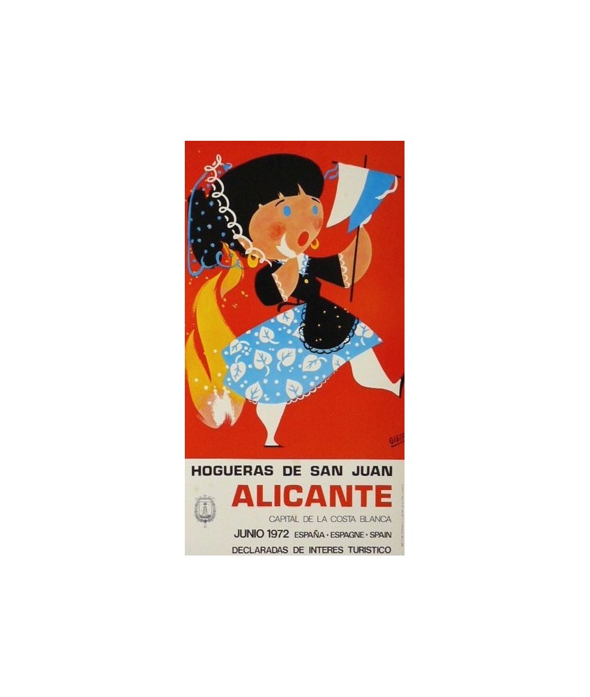 ALICANTE HOGUERAS DE SAN JUAN 1972