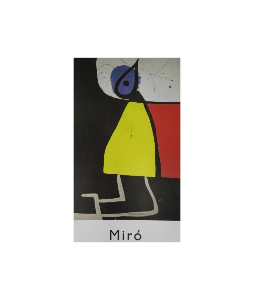 MIRÓ. MUJER EN LA NOCHE