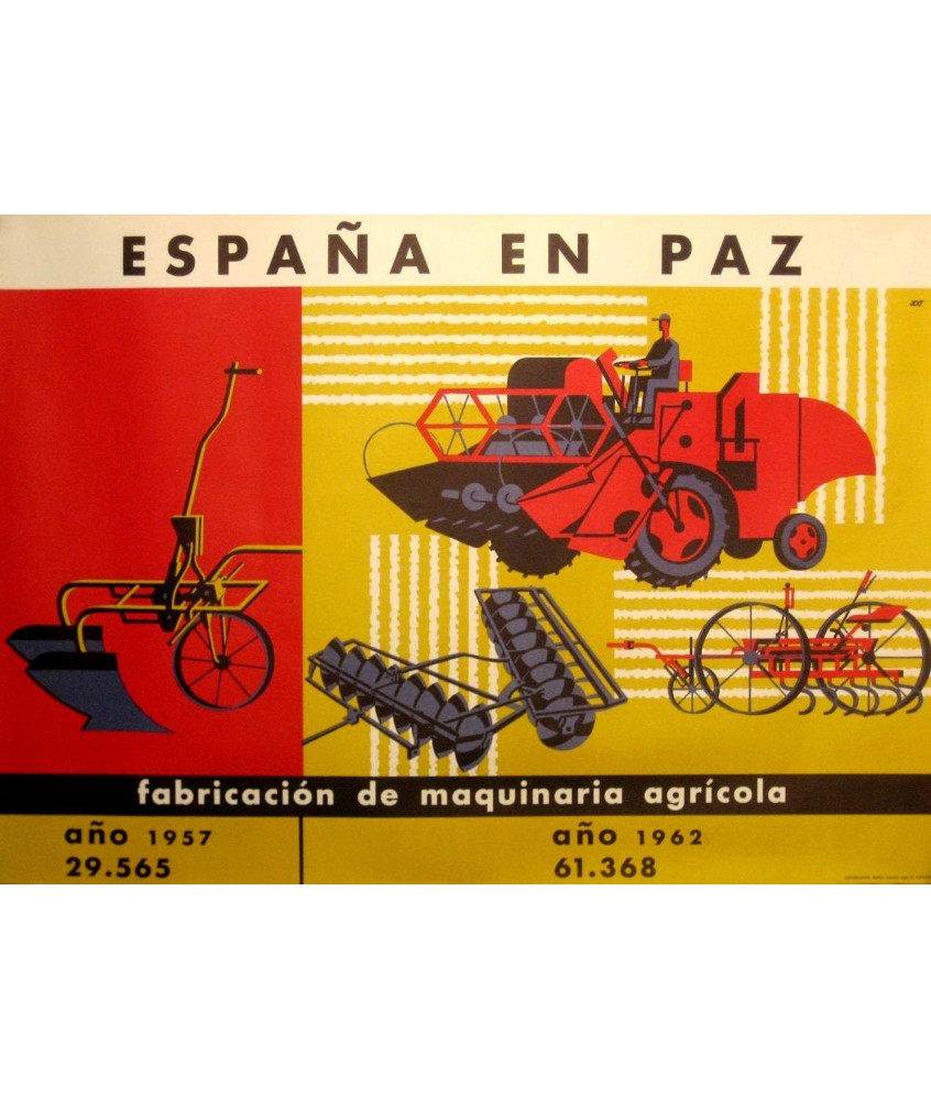 ESPAÑA EN PAZ MAQUINARIA AGRÍCOLA