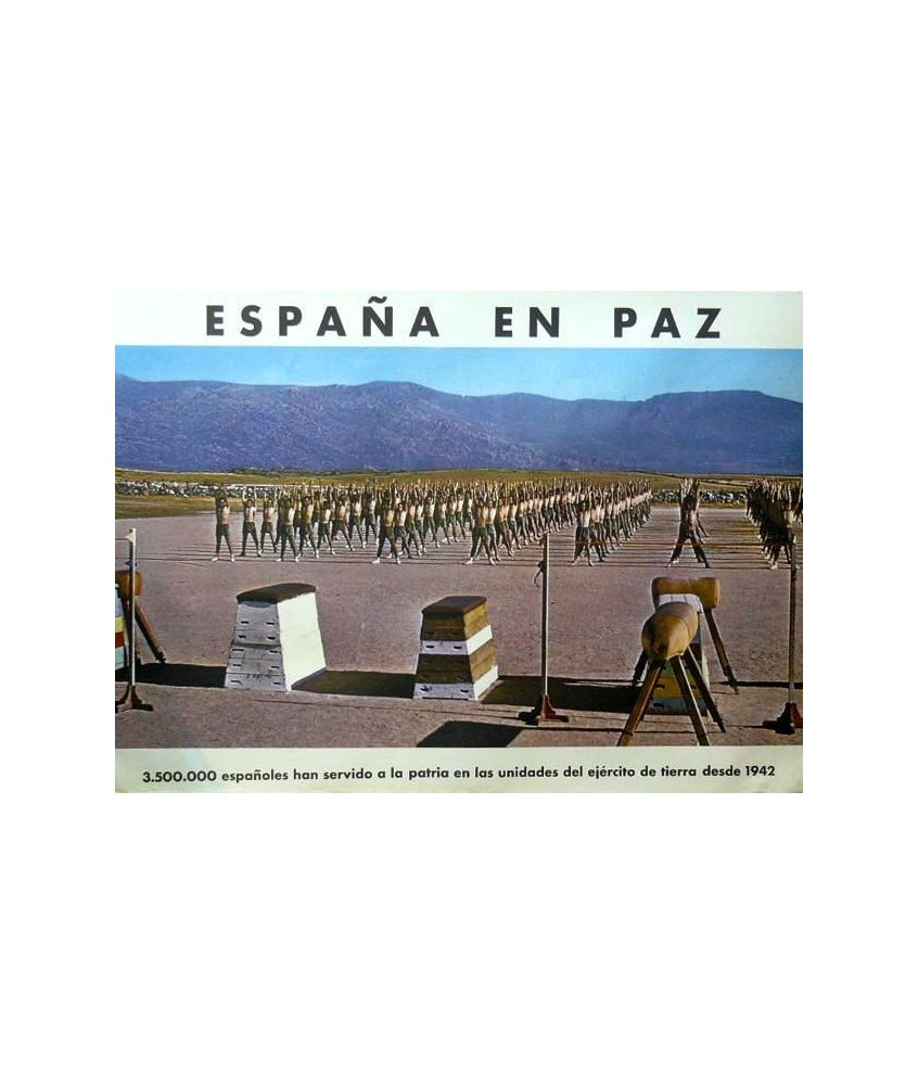 ESPAÑA EN PAZ EJÉRCITO DE TIERRA