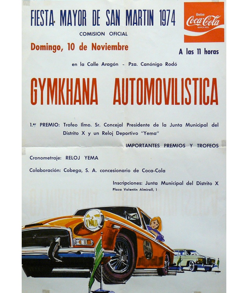 GYMKHANA  AUTOMOVILISTICA 1974