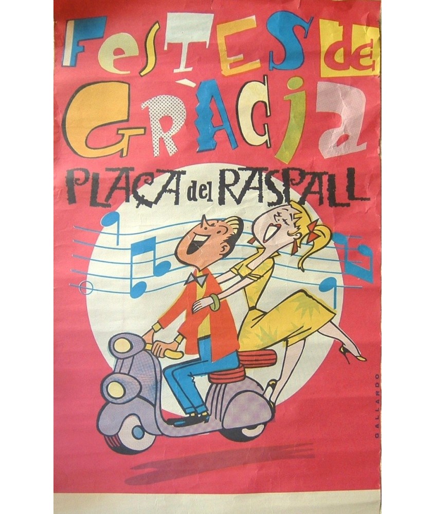 FESTES DE GRACIA. PLAÇA DEL RASPALL. BARCELONA