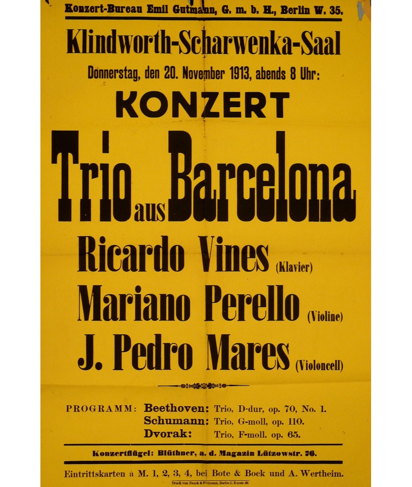 KONZERT TRIO AUS BARCELONA