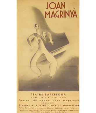 JOAN  MAGRINYA. CONCERT DE DANSA. TEATRE BARCELONA