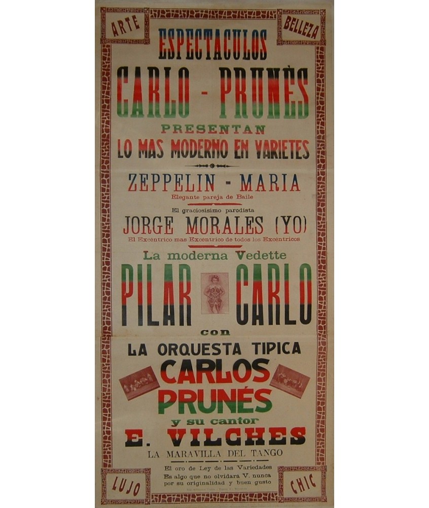 ESPECTACULOS CARLO-PRUNES. PILAR CARLO