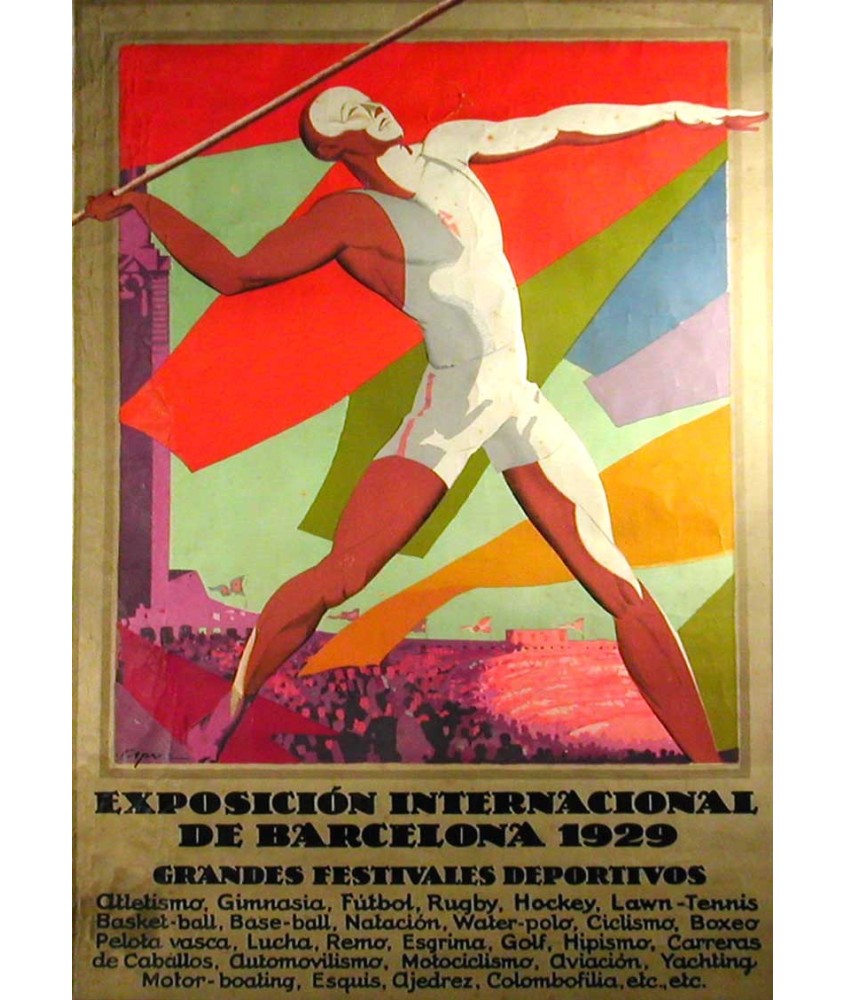 EXPO 1929 GRANDES FESTIVALES DEPORTIVOS