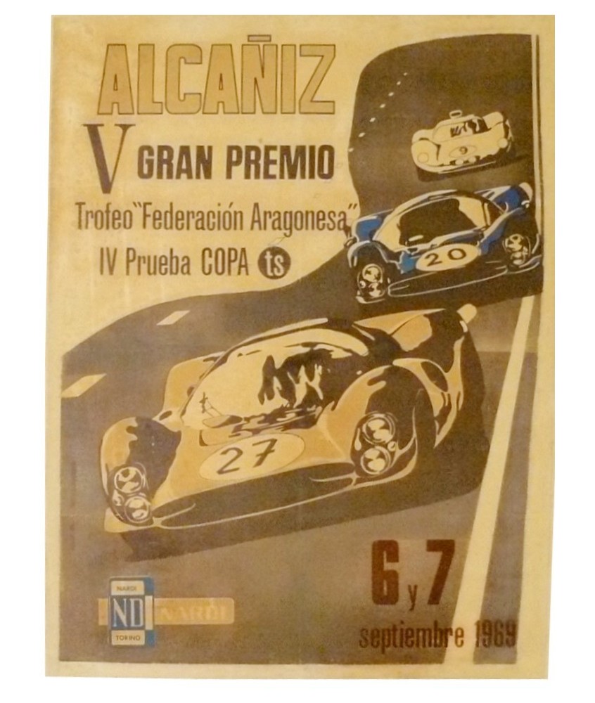 ALCAÑIZ 5º GRAN PREMIO 1969. TROFEO FED. ARAGONESA