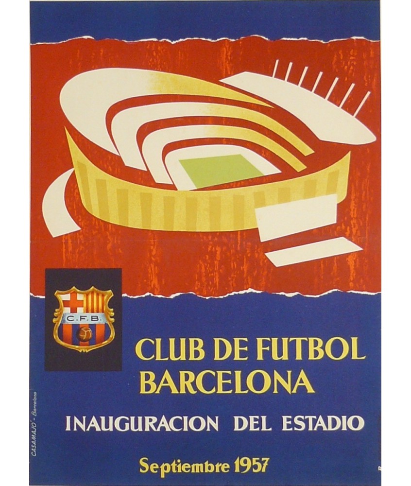 CLUB DE FUTBOL BARCELONA INAUGURACION DEL ESTADIO