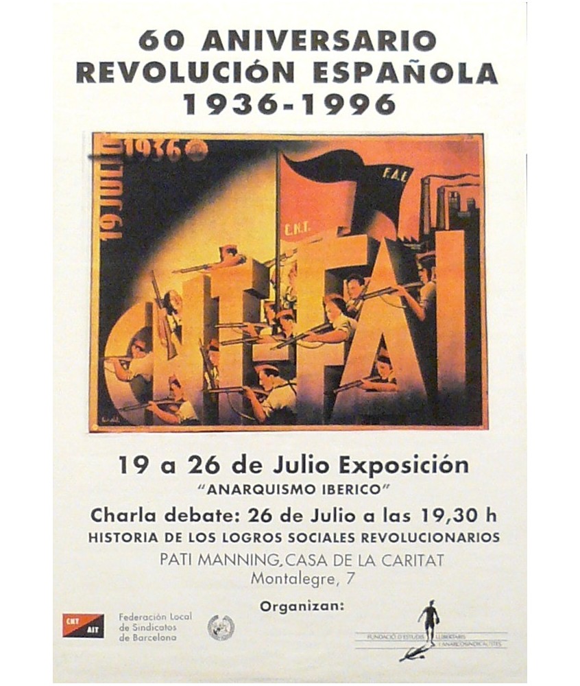 60 ANIVERSARIO REVOLUCION ESPAÑOLA 1936-1996