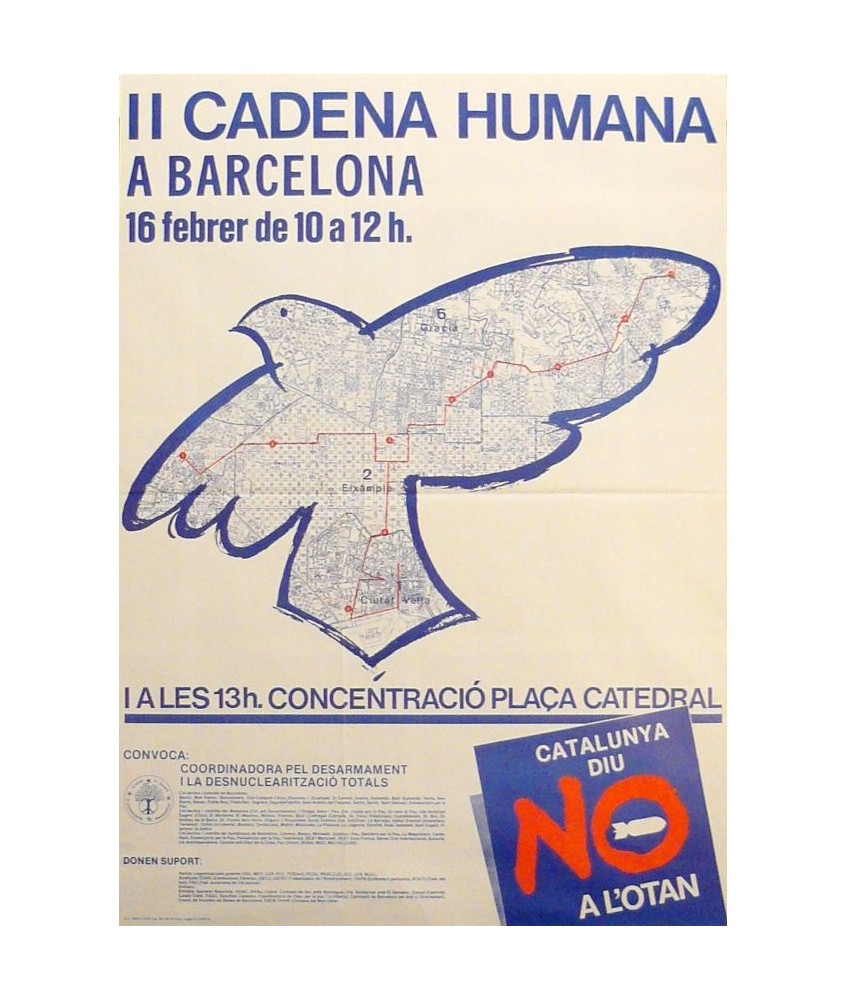 II CADENA HUMANA A BARCELONA