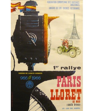 1er. RALLYE PARIS-LLORET DE MAR (COSTA BRAVA) 1966