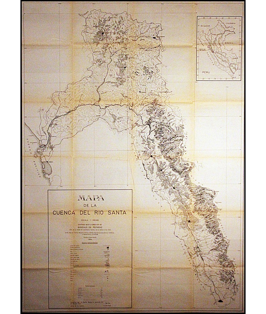 MAPA DE LA CUENCA DEL RIO SANTA