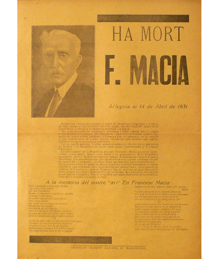 HA MORT F. MACIA.