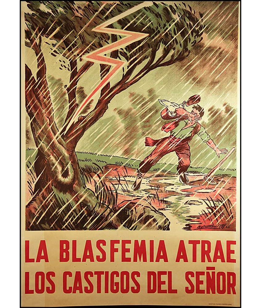 LA BLASFEMIA ATRAE LOS CASTIGOS DEL SEÑOR