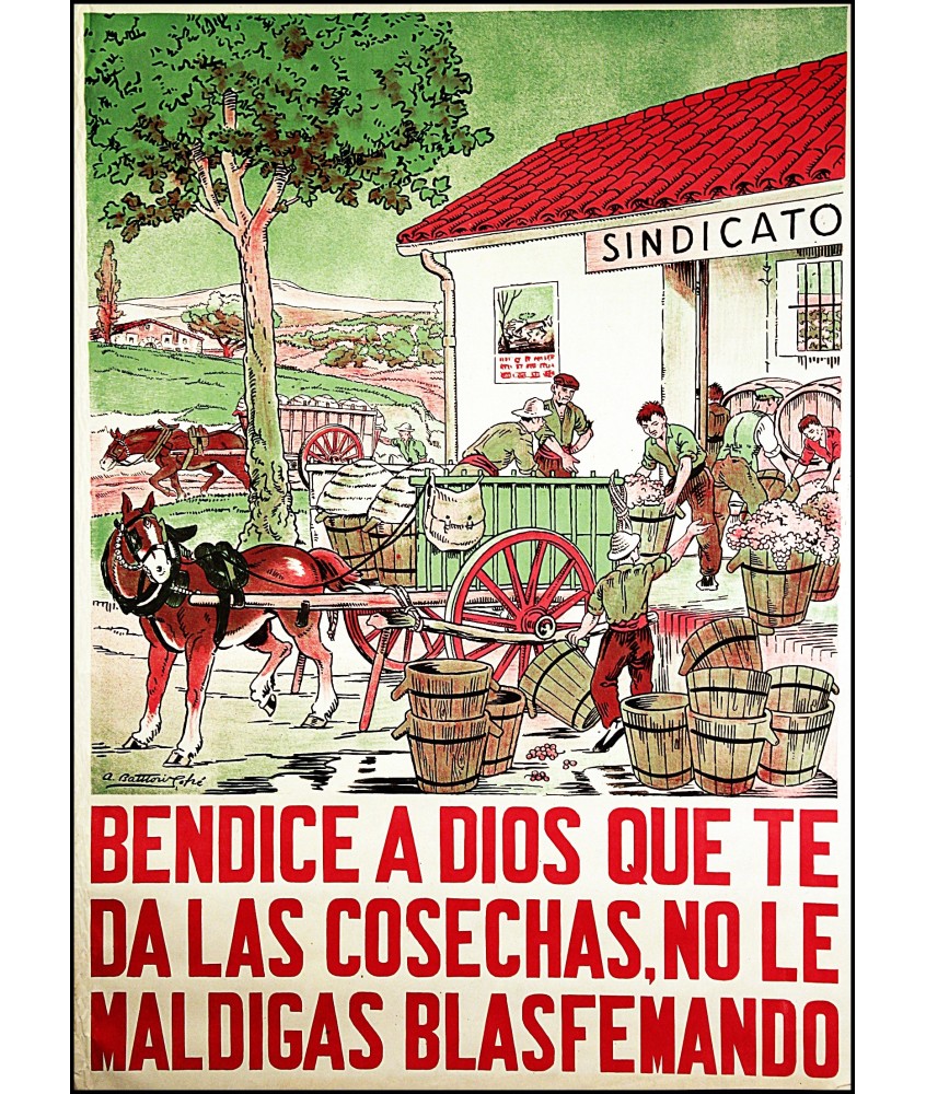 BENDICE A DIOS QUE TE DA LAS COSECHAS